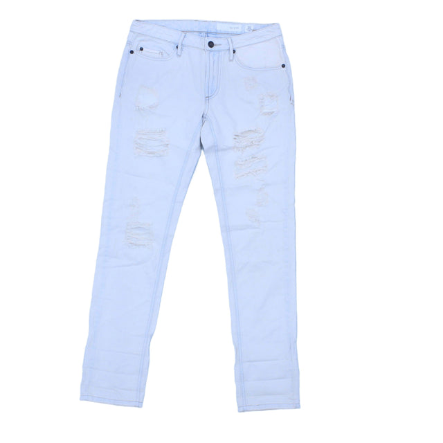 Sass & Bide Women's Jeans W 25 in; L 30 in Cream 100% Cotton