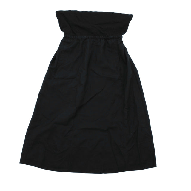 DKNY Women's Maxi Skirt UK 6 Black 100% Other