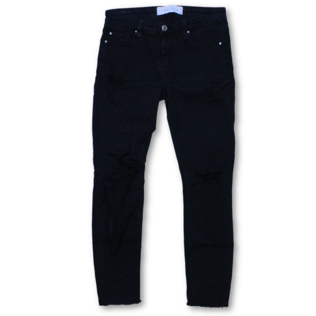 IRO Women's Jeans UK 26 Black 100% Cotton