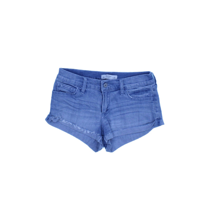 Abercrombie & Fitch Women's Shorts W 26 in Blue 100% Cotton