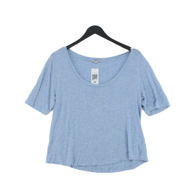 Skin Women's T-Shirt UK 2 Blue Viscose with Spandex