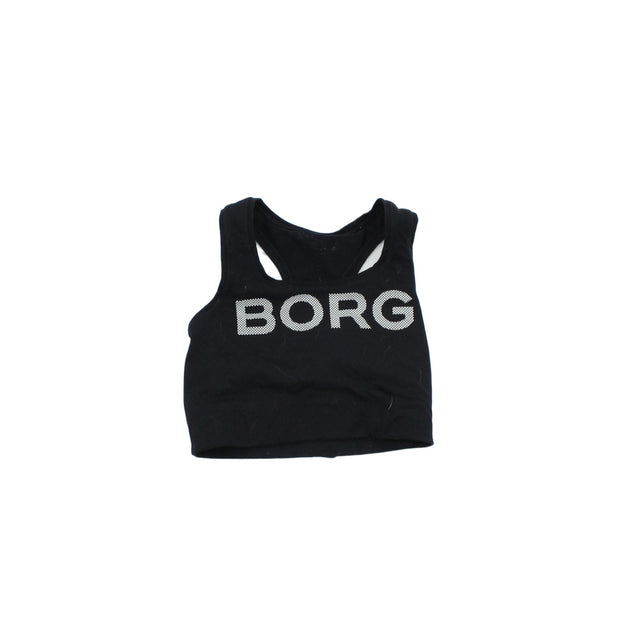Bjorn Borg Women's T-Shirt UK 6 Black 100% Elastane