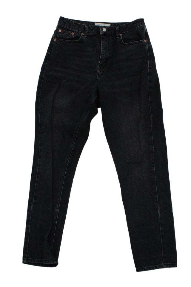 Topshop Men's Jeans W 26 in; L 32 in Black Cotton with Polyester