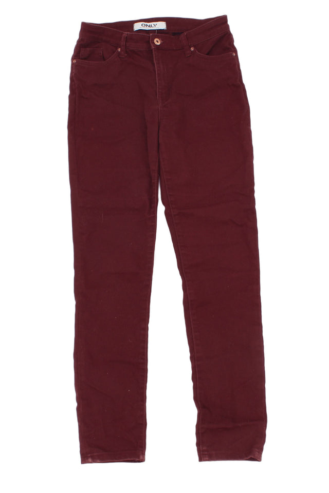 Only Women's Jeans W 28 in; L 27 in Red 100% Other