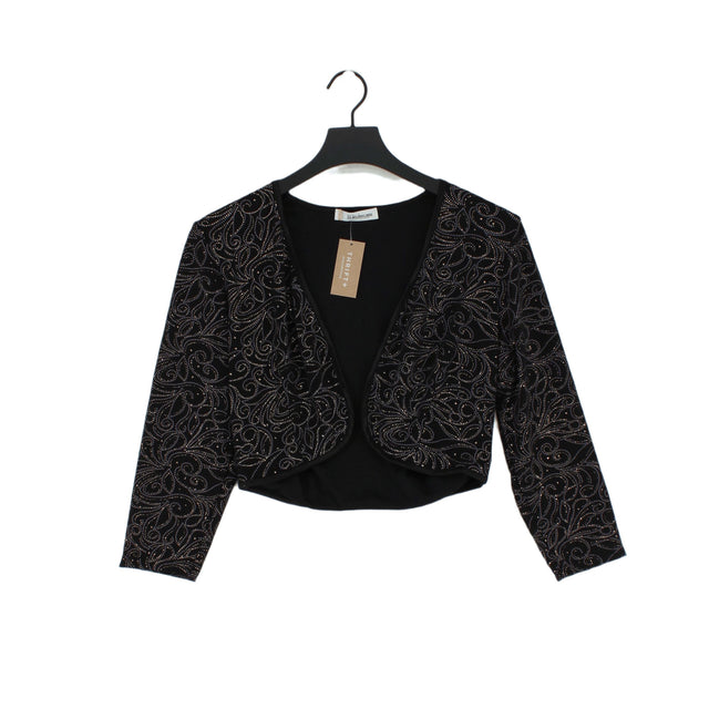 Kaleidoscope Women's Cardigan UK 12 Black 100% Polyester