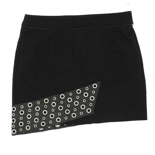 Mango Women's Mini Skirt UK 8 Black 100% Other