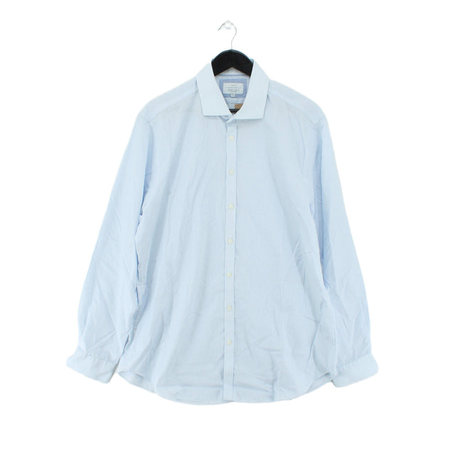 John Lewis Men's T-Shirt M Blue 100% Cotton