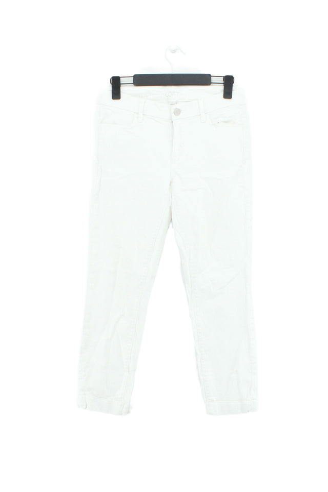 Loft Women's Jeans W 27 in White Cotton with Spandex