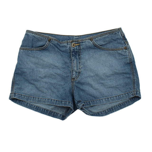 Mavi Women's Shorts W 32 in Blue 100% Cotton