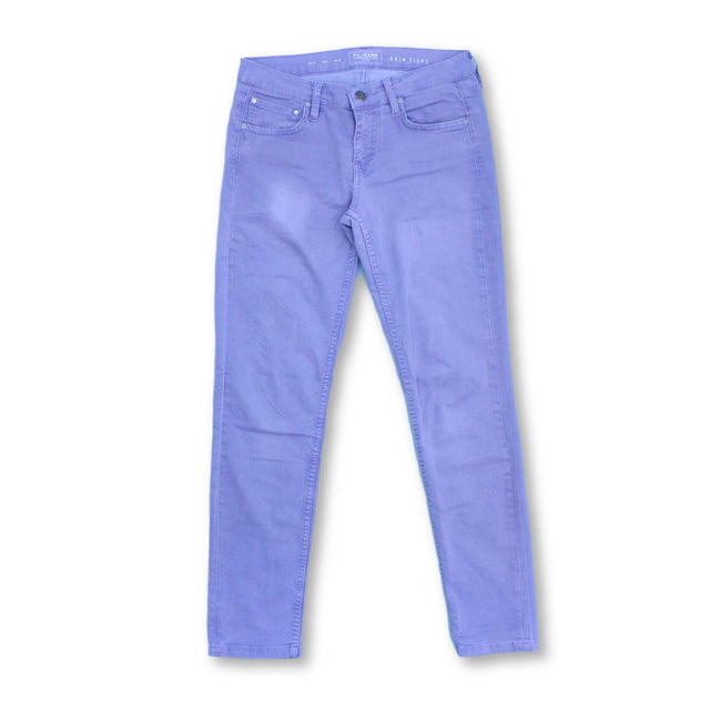 Fc Jeans Women's Jeans UK 10 Purple 100% Cotton