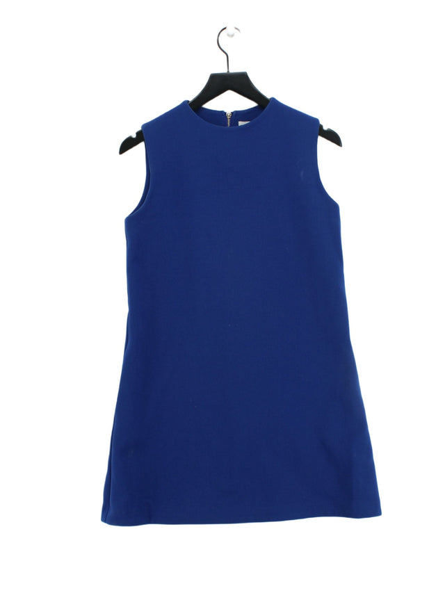 Almost Famous Women's Midi Dress UK 12 Blue Rayon with Polyester, Spandex