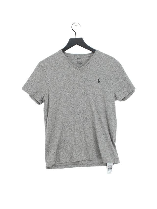 Ralph Lauren Men's T-Shirt M Grey 100% Cotton