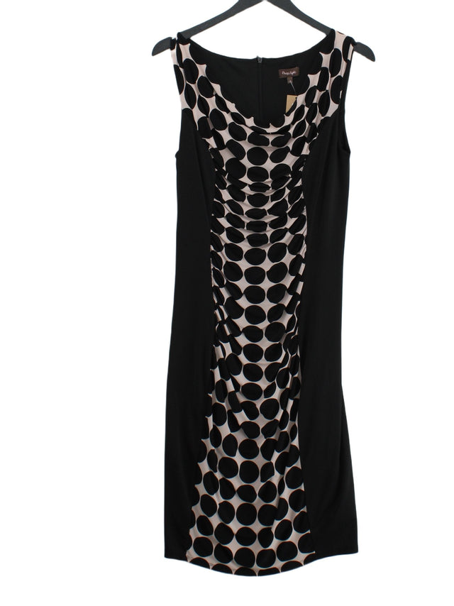 Phase Eight Women's Midi Dress UK 12 Black Polyester with Elastane