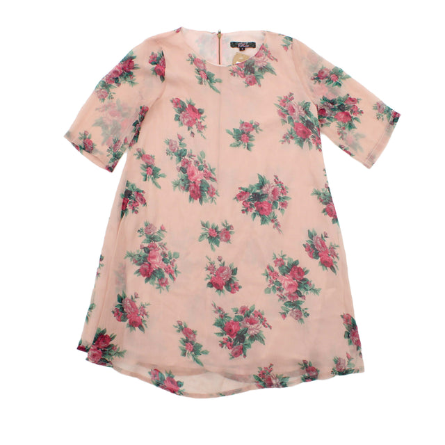 Rare Women's Mini Dress UK 8 Pink 100% Polyester