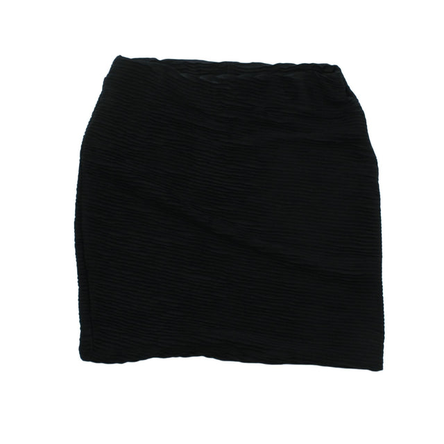 Dorothy Perkins Women's Mini Skirt UK 8 Black 100% Polyester