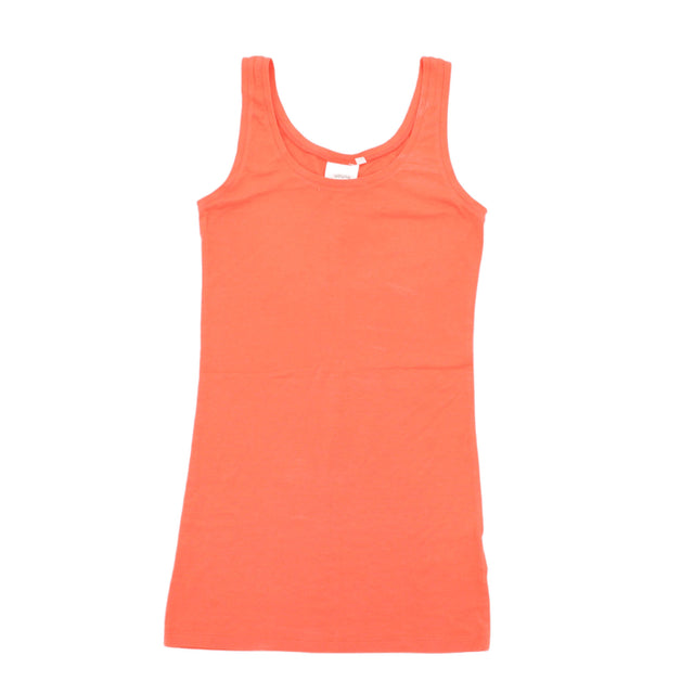 B.Young Women's T-Shirt S Orange Cotton with Elastane, Lyocell Modal