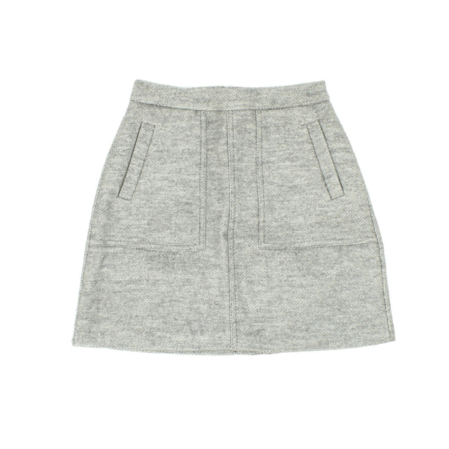 New Look Women's Mini Skirt UK 6 Grey 100% Other