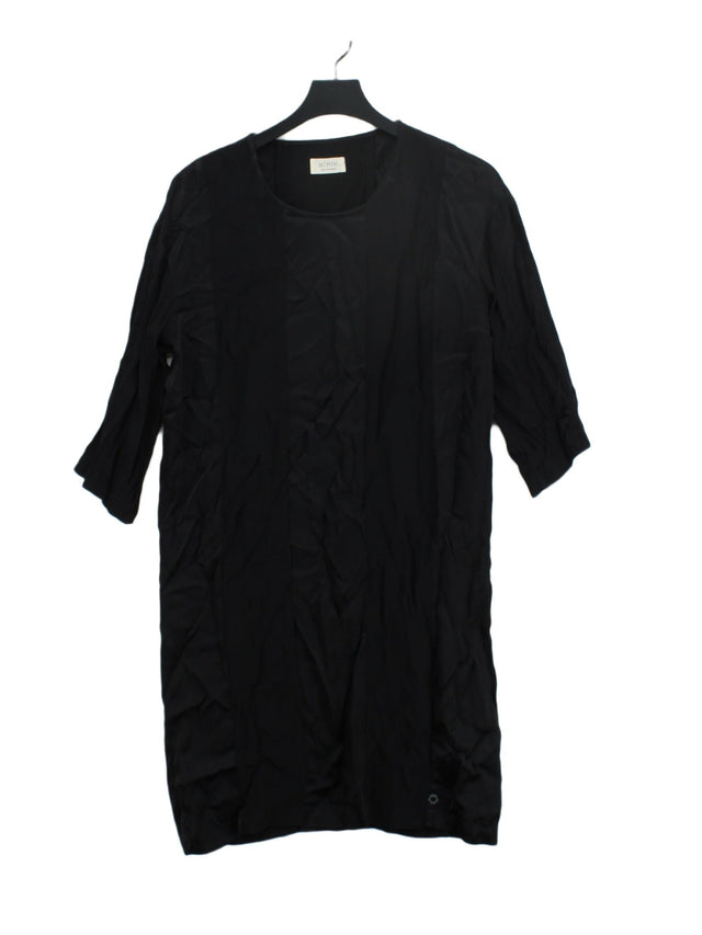 Nümph Women's Midi Dress UK 12 Black 100% Viscose
