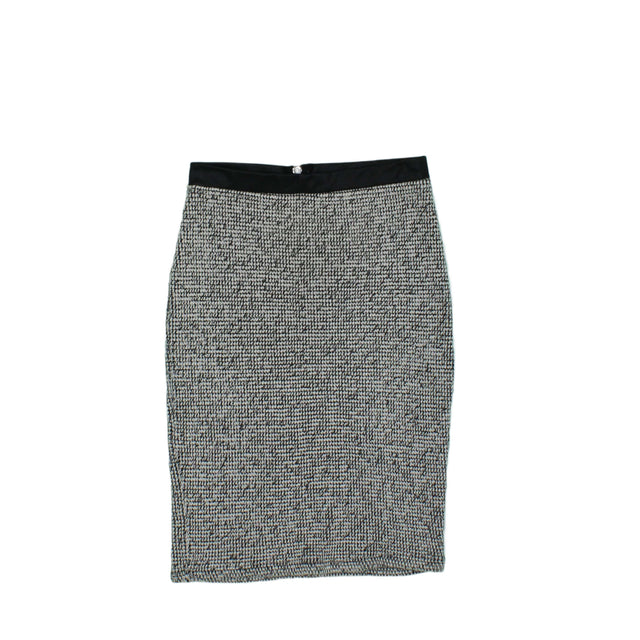 Therapy Women's Midi Skirt UK 6 Grey 100% Cotton