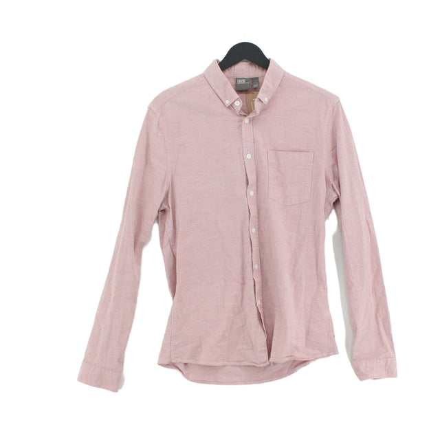 Asos Women's T-Shirt S Pink 100% Cotton
