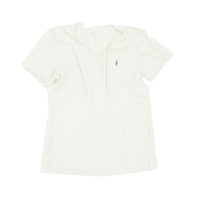 AllSaints Men's T-Shirt M White 100% Other