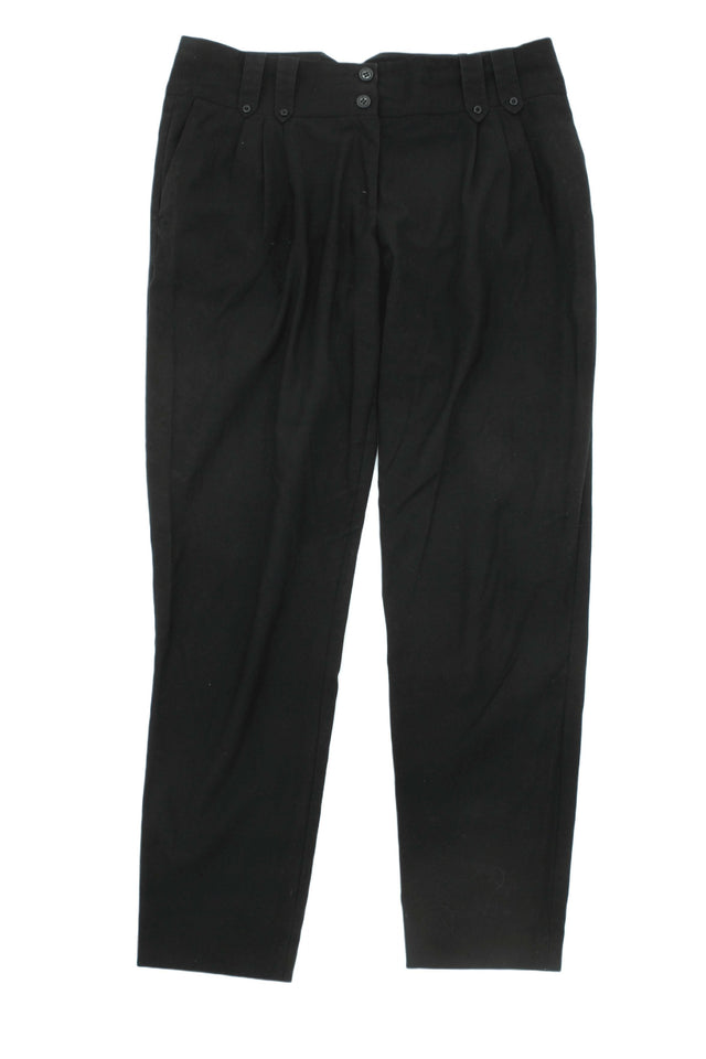 Asos Women's Trousers UK 10 Black 100% Other