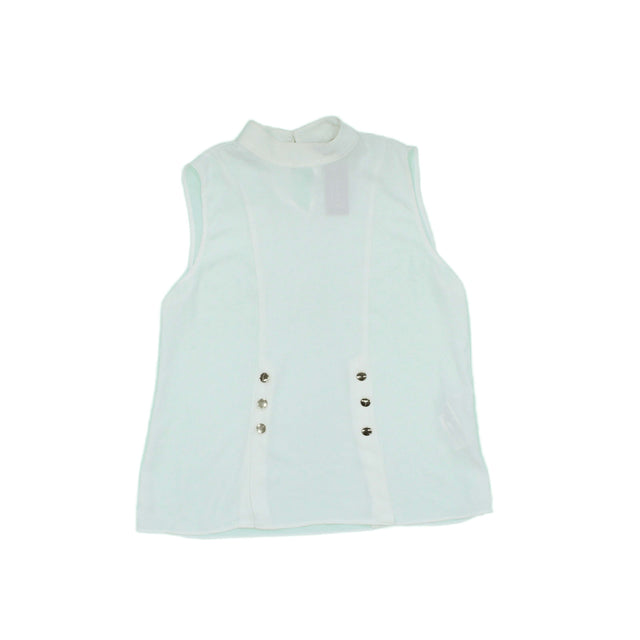 Zara Women's Blouse M White 100% Polyester
