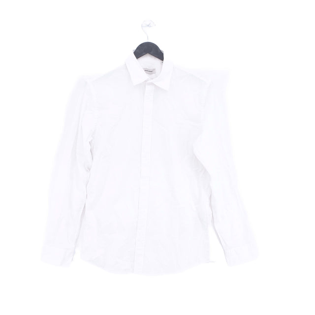 Jack & Jones Men's T-Shirt S White Cotton with Elastane