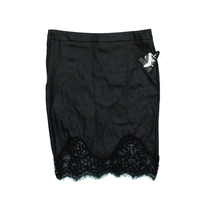 New Rare London Women's Midi Skirt W 30 in Black 100% Other
