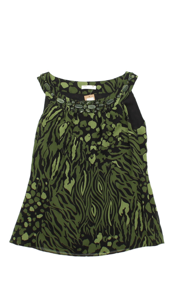 Precis Petite Women's Mini Dress UK 10 Green 100% Polyester