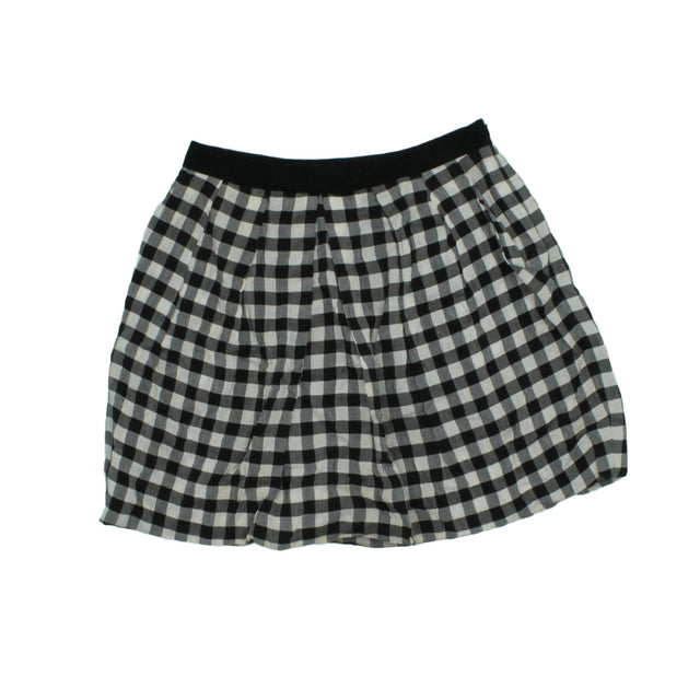 Claudie Pierlot Women's Mini Skirt UK 8 Black Cotton with Viscose