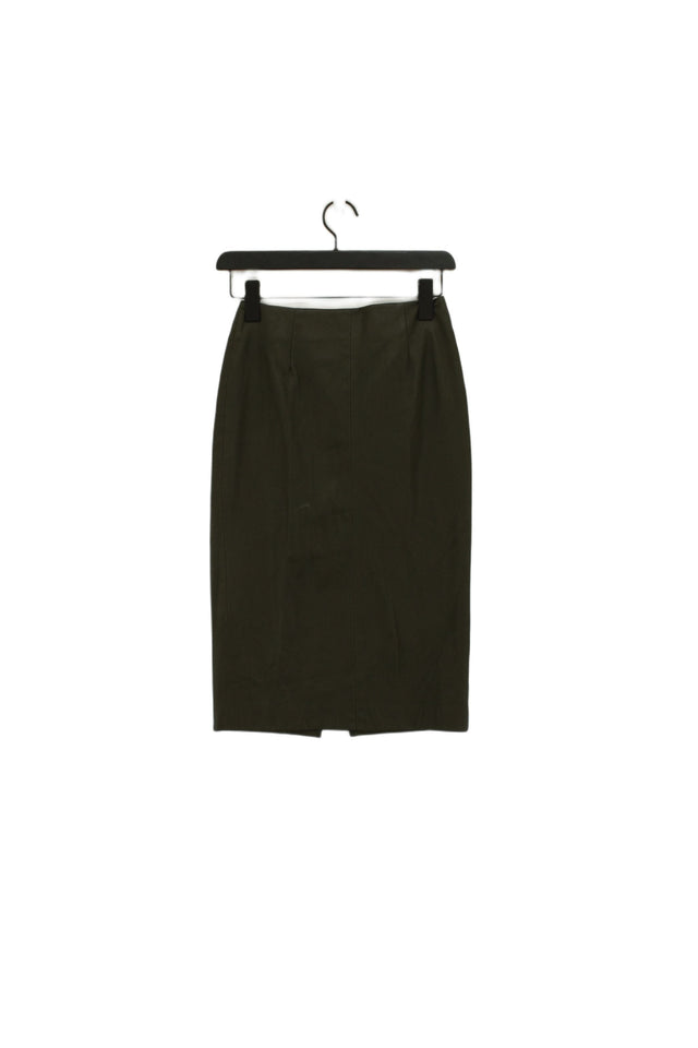 Zara Basic Women's Mini Skirt XS Green 100% Other