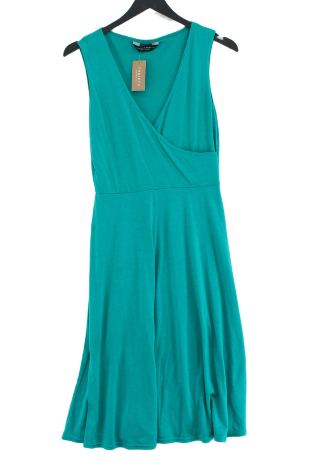 Dorothy Perkins Women's Midi Dress UK 10 Green 100% Polyester