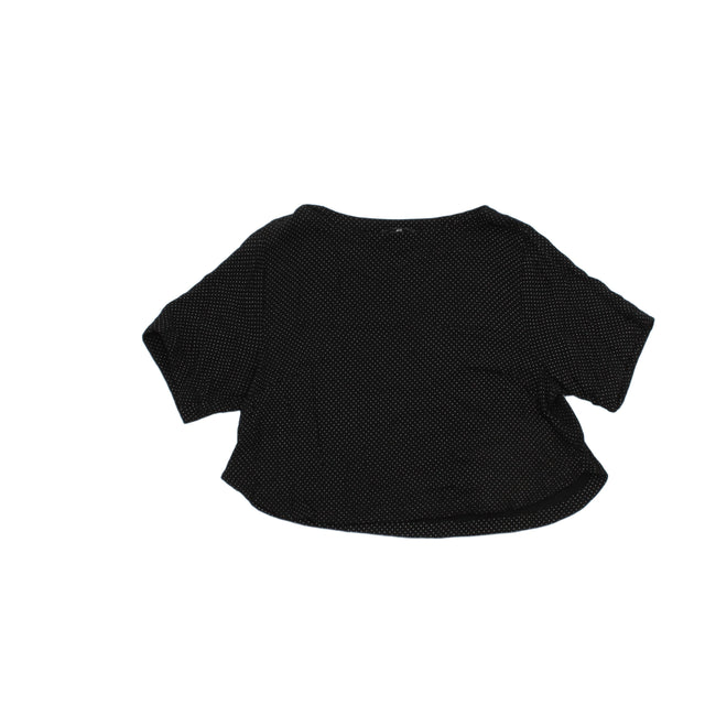 H&M Women's Top M Black 100% Viscose