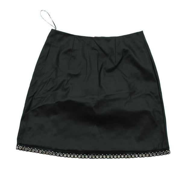 Dorothy Perkins Women's Mini Skirt UK 10 Black 100% Polyester