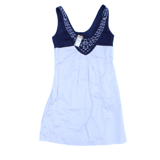 Elie Tahari Women's Mini Dress UK 12 Tan 100% Cotton