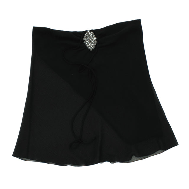 Dorothy Perkins Women's Blouse UK 12 Black 100% Polyester