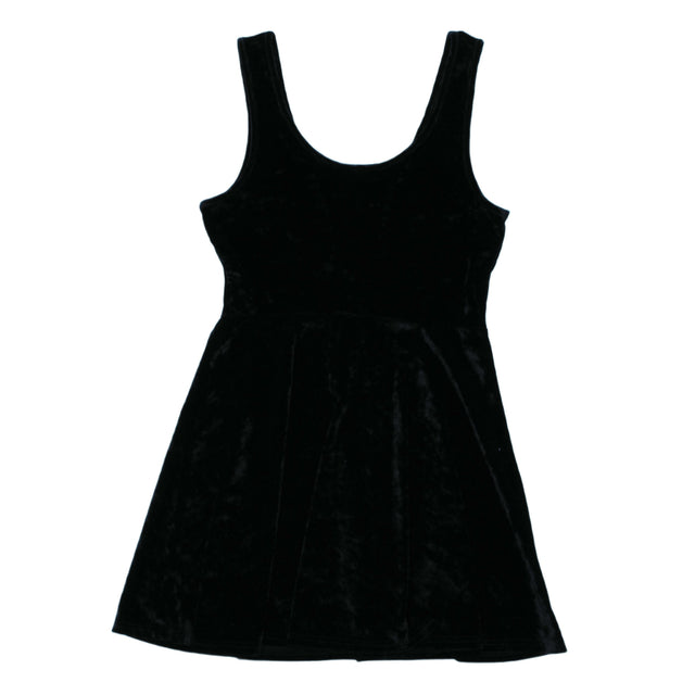 Topshop Women's Mini Dress UK 10 Black Polyester with Other
