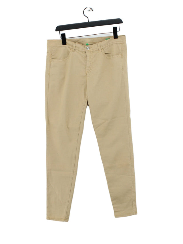 United Colors Of Benetton Women's Trousers W 34 in Tan