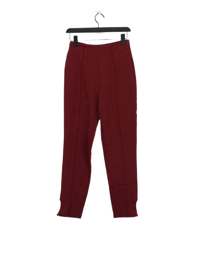 Dancing Days By Banned Women's Trousers S Red Polyester with Elastane, Rayon