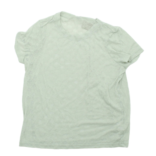 NW3 Women's Top M Green Polyester with Cotton