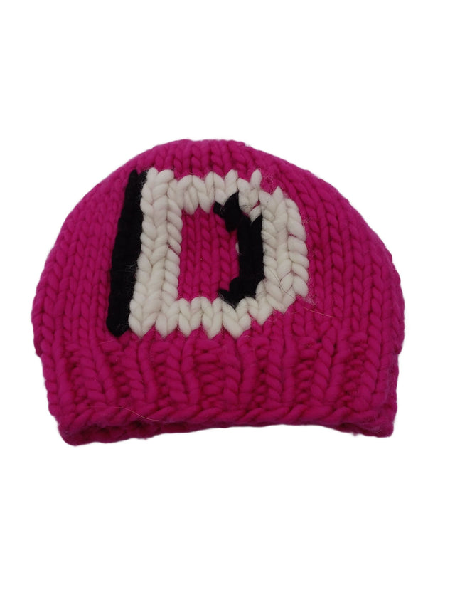 Wool And The Gang Women's Hat Pink 100% Wool