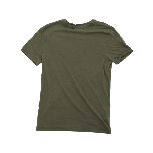 River Island Women's Top S Green Cotton with Elastane
