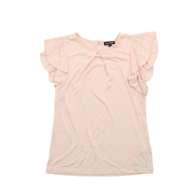 Marble Women's Top XS Tan Polyester with Viscose