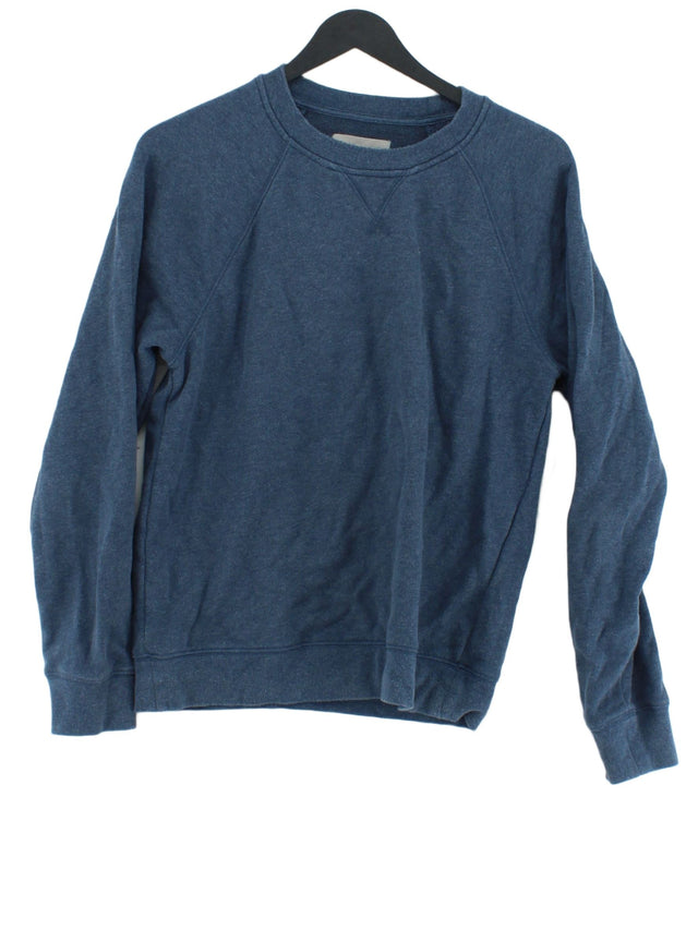 Everlane Men's Jumper S Blue 100% Cotton