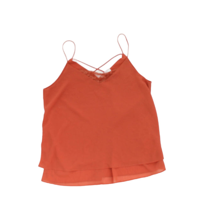Pieces Women's Top L Red 100% Polyester