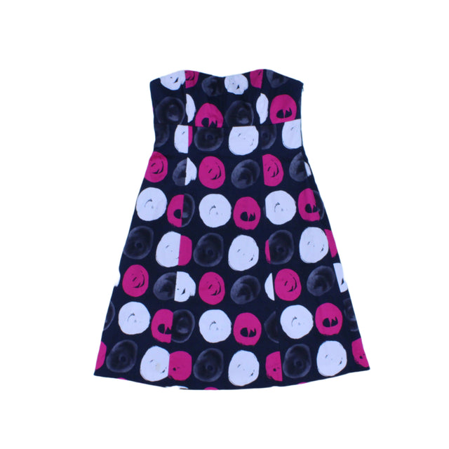 Coast Women's Mini Dress UK 14 Black 100% Cotton