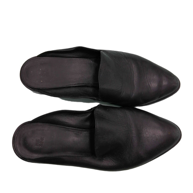 Iris & Ink Women's Flat Shoes UK 2.5 Black 100% Leather