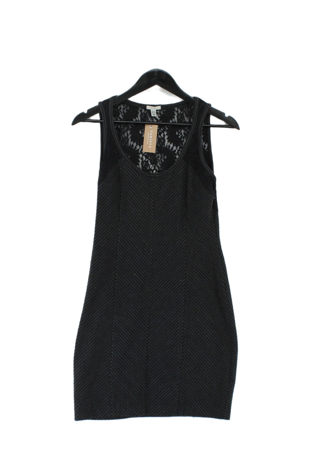 Ecote Women's Mini Dress M Black Cotton with Polyester, Nylon, Other