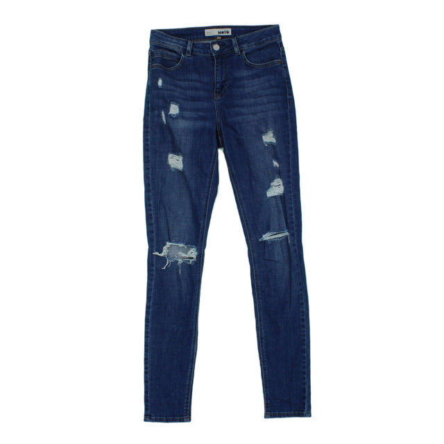 Topshop Women's Jeans W 26 in; L 34 in Blue 100% Cotton